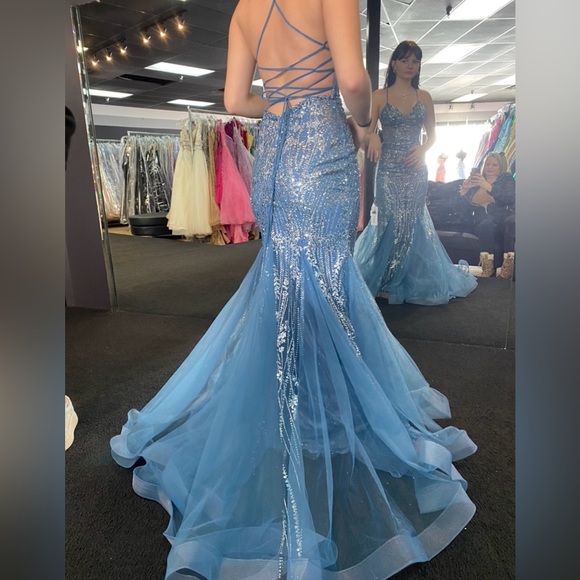 strapless open back dress Strapless Candy Pink Sheath/Column Prom Dresses with Zipper Back
